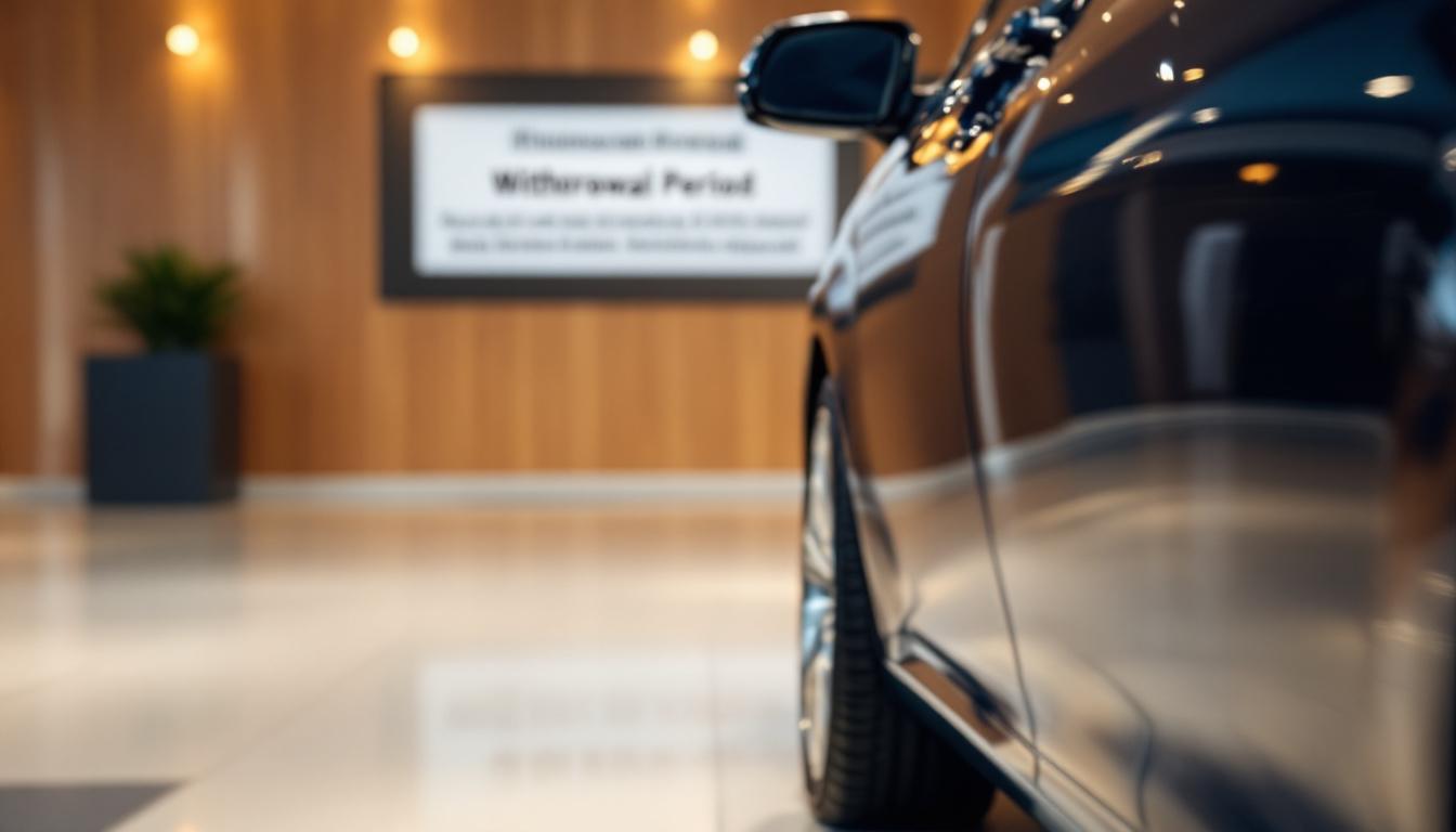 Délai rétractation achat voiture : les erreurs à éviter